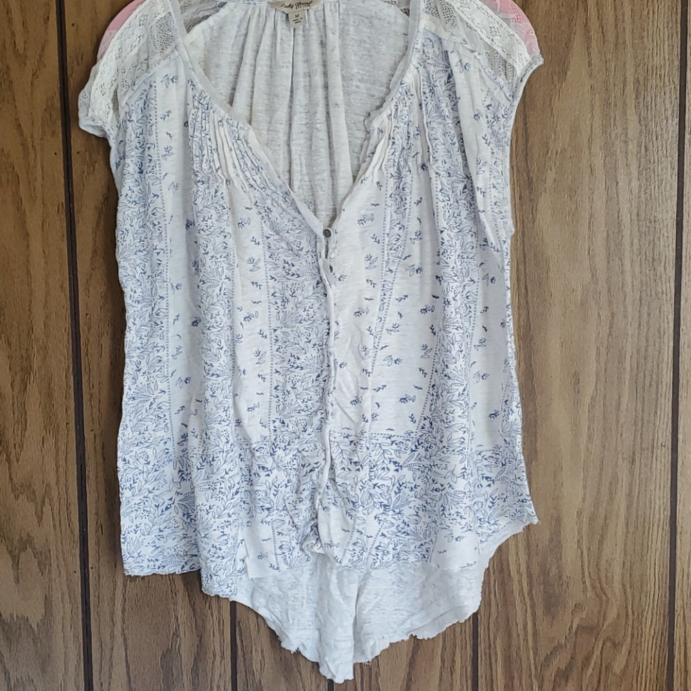 Lucky Cap Sleeve Top M